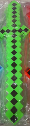 Espada de minecraf con luz y sonido
