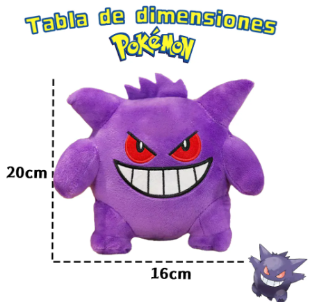 Peluche Gengar Pokémon 20 Cm