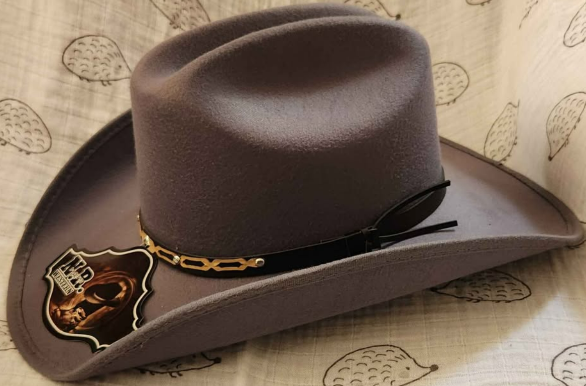 Sombrero Gris Obscuro de Lana
