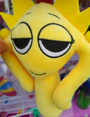 Peluche Sprunki 20 cm amarillo picos