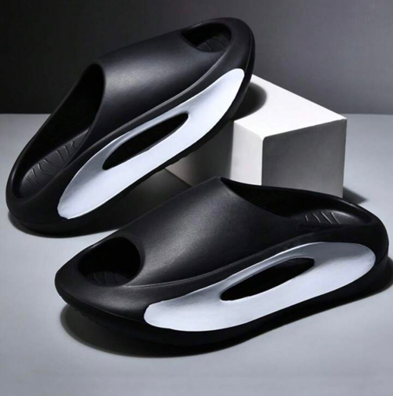 Sandalias Negras 6 piezas
