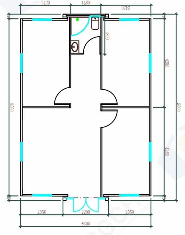 A-CASA 54 Mts 3 CUARTOS