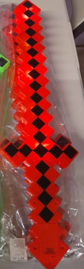 Espada de minecraf con luz y sonido