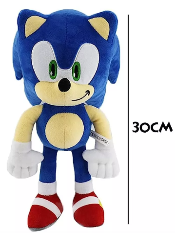 Sonic Peluche 30 cm Azul