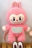 Mochila la bubu peluche rosa