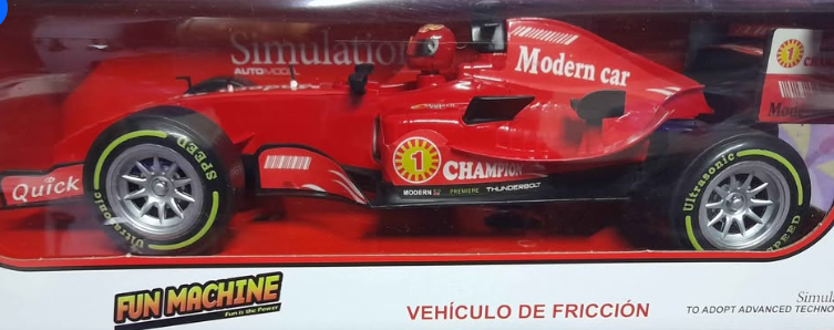 Carro de fricción formula 1