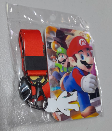 Porta gafete mario bros 2