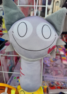 Peluche Sprunki 20 cm gris claro