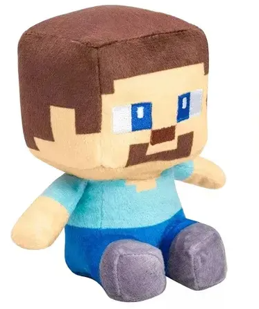 Peluche Minecraft Steve Enderman 23 cm