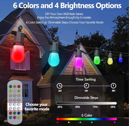 Luces de colores 6 Cajas