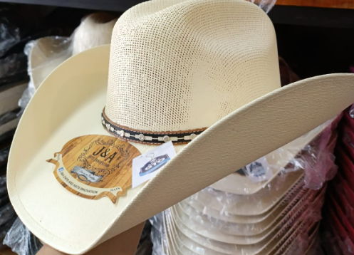 Sombrero Lona bolona cuadrille Beige