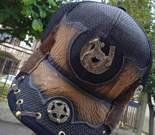 Gorra de Herraje Caballo CH Negra