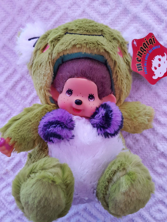 Peluche monchichi verde 30cm