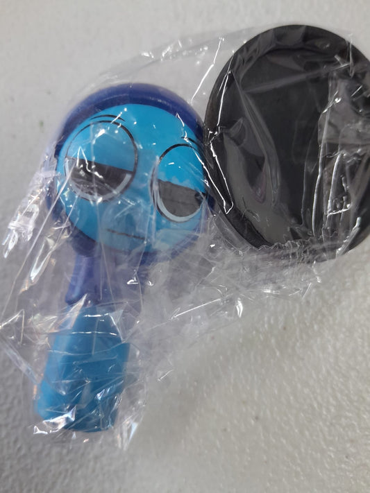 Figura Sprunki azul 10 cm con base