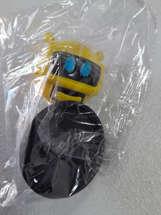 Figura Sprunki amarillo ojo azul 10 cm con base