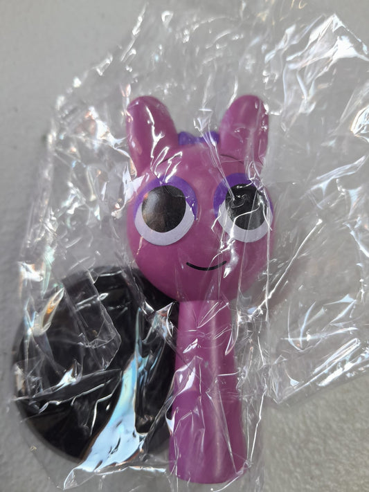 Figura Sprunki morado 10 cm con base