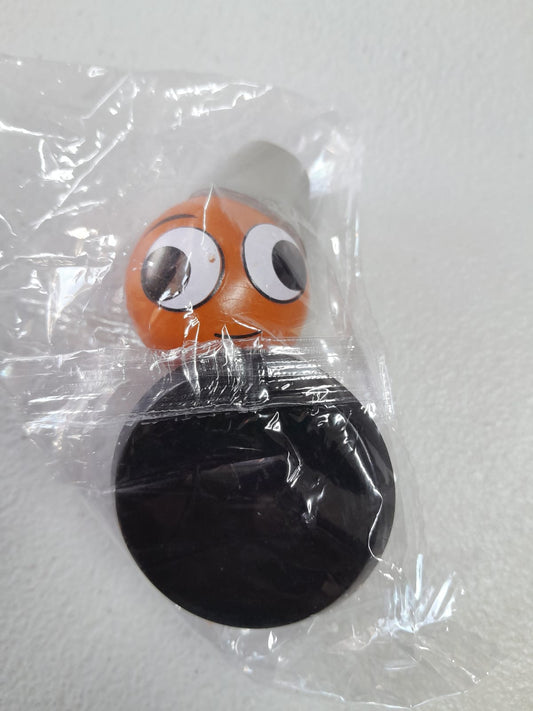 Figura Sprunki naranja  sombrero de 10 cm con base