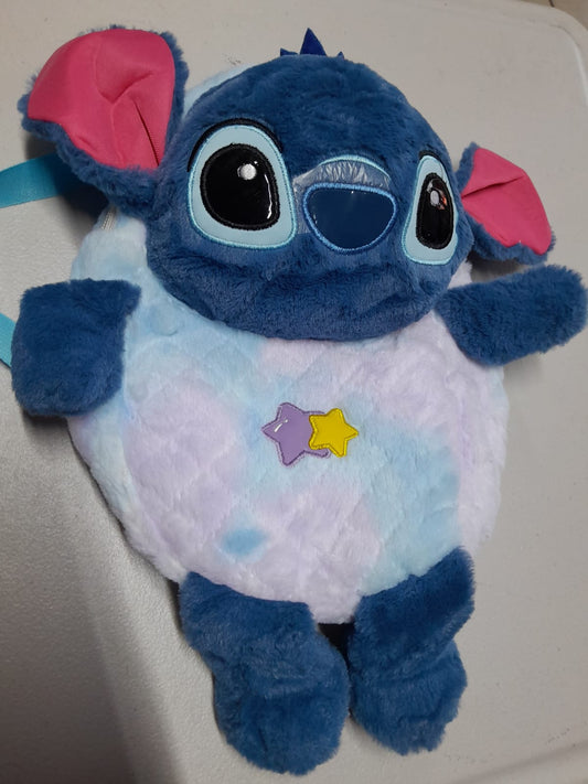 Mochila peluche stitch blanco