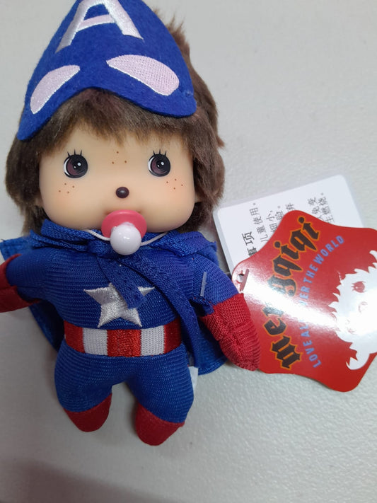 Llaveros monchichi Cap. America