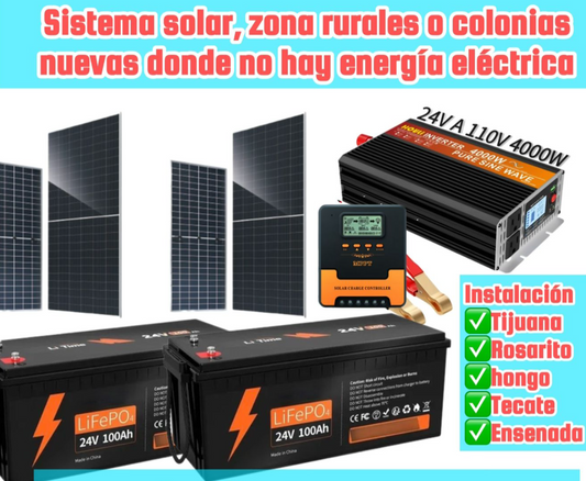 PANEL SOLAR INVERSOR 5000W